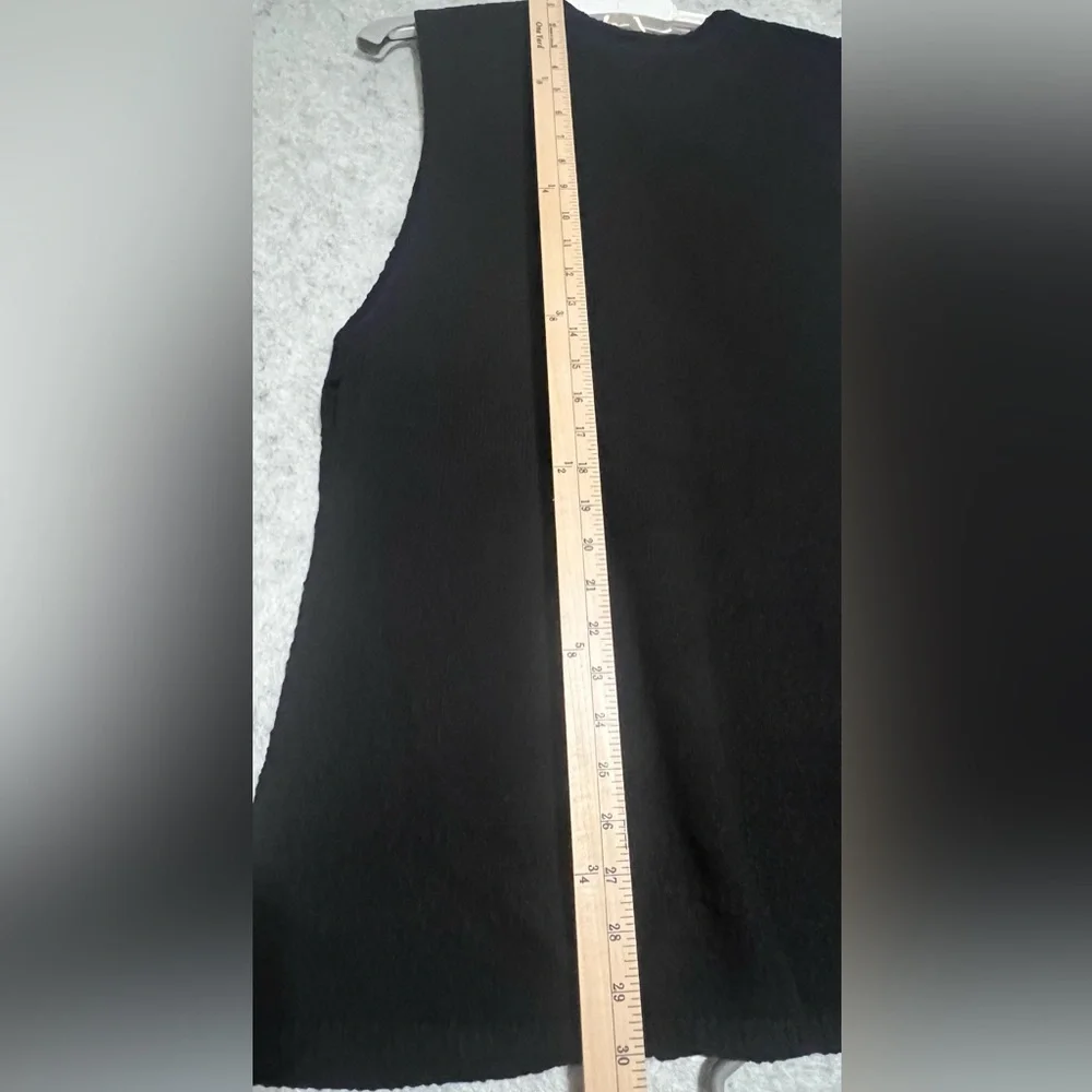 New*Free People Beach ‘Miranda’ Sleeveless Sweater/Short Set~SMALL ~in black - Picture 11 of 14